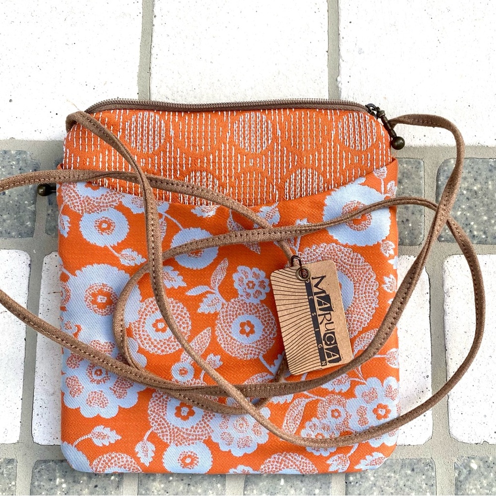 Handmade crossbody 3 compartments